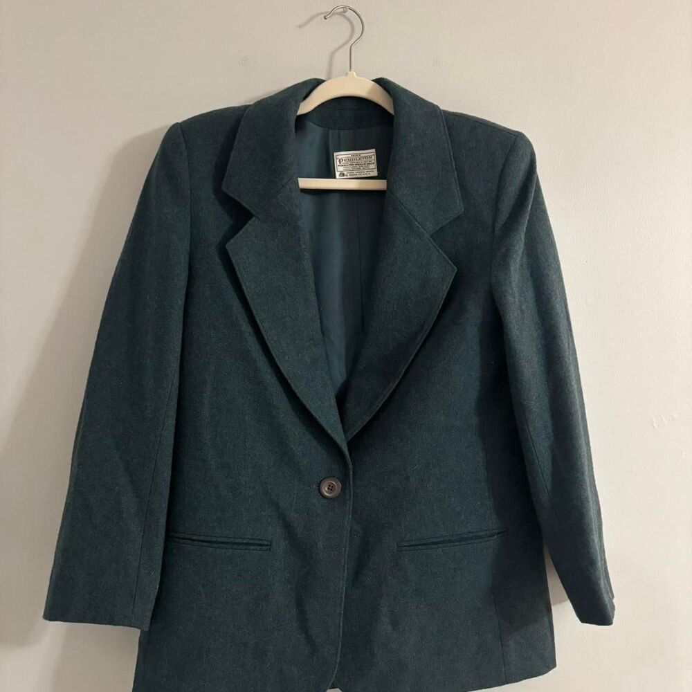 Pendleton Women's Green and Blue Jacket